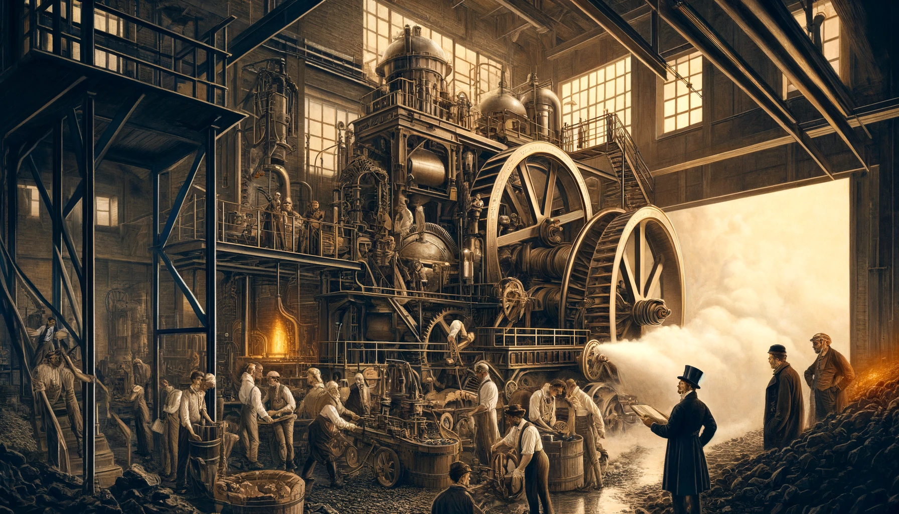 The Story of the Steam Engine - English Kahani